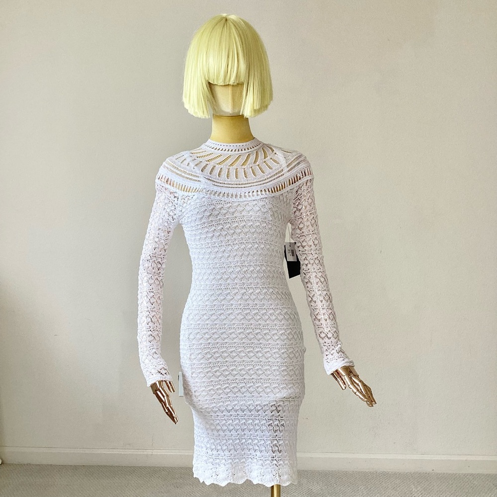 Isabel Marant White Long Sleeve Dress